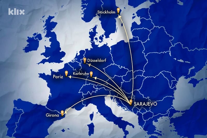 Kompanija Ryanair je održala konferenciju za medije na kojoj je predstavila nove destinacije iz Sarajeva, a koje bi trebale biti aktivne od aprila ove godine. Riječ je o pet novih ljetnih linija za Gironu, Pariz, Diseldorf, Karlsruhe/Baden i Stockholm.