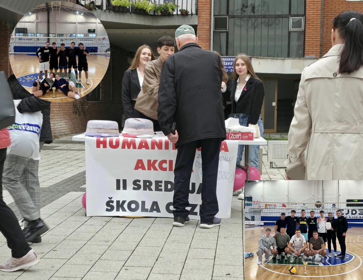Učenici JU „II srednja škola“ Cazin prikupili 10.801,40 KM za Dženana, Džanu i Dariju