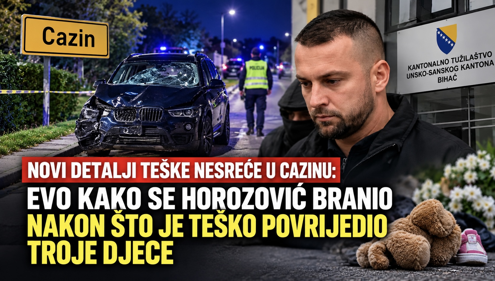 Te&scaron;ka saobraćajna nesreća u Donjoj Koprivni: Troje djece te&scaron;ko povrijeđeno, vozač uhap&scaron;en
