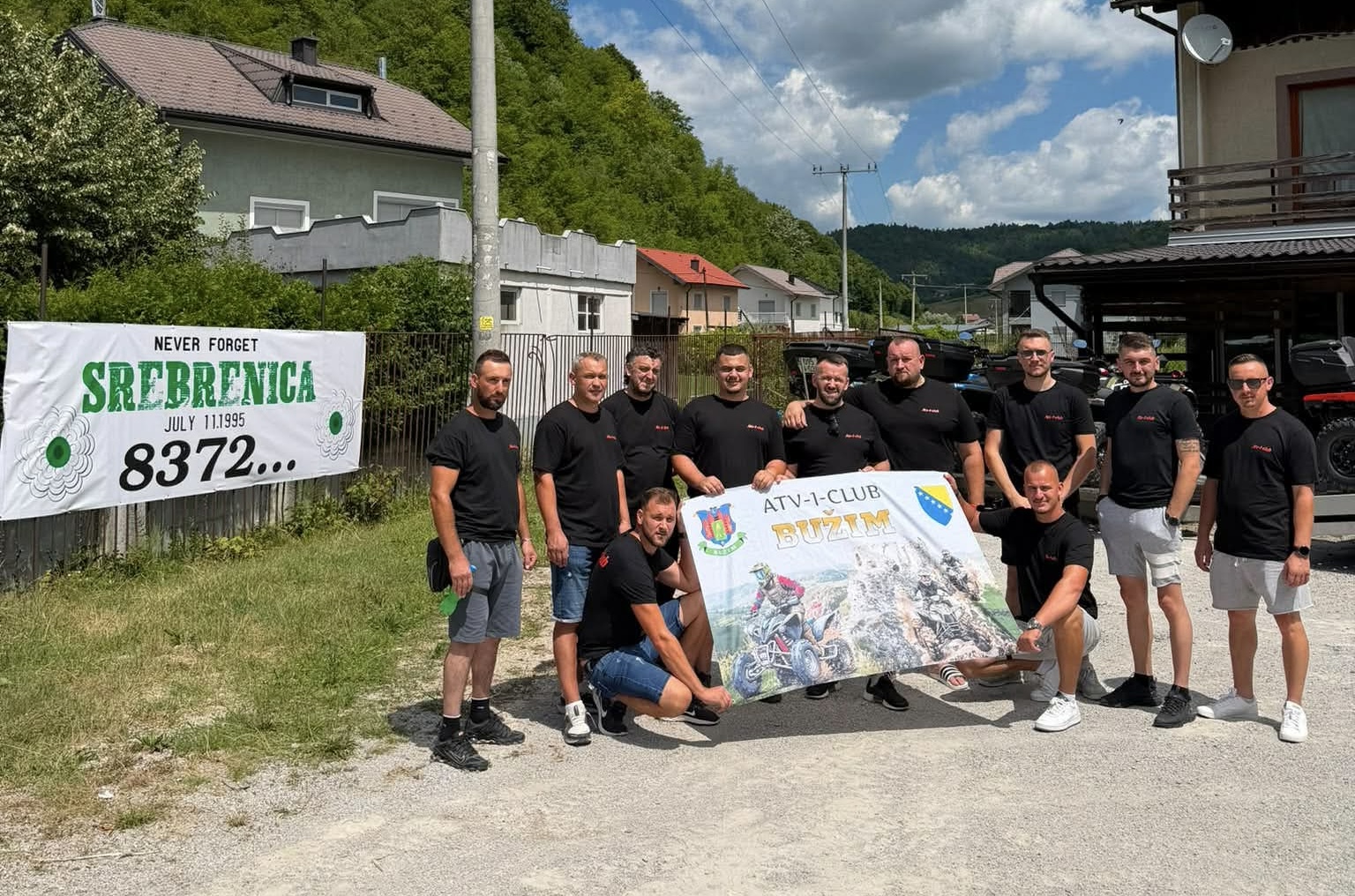 ATV-1 Club Bužim kreće ka Potočarima s porukom da se žrtve genocida ne smiju zaboraviti