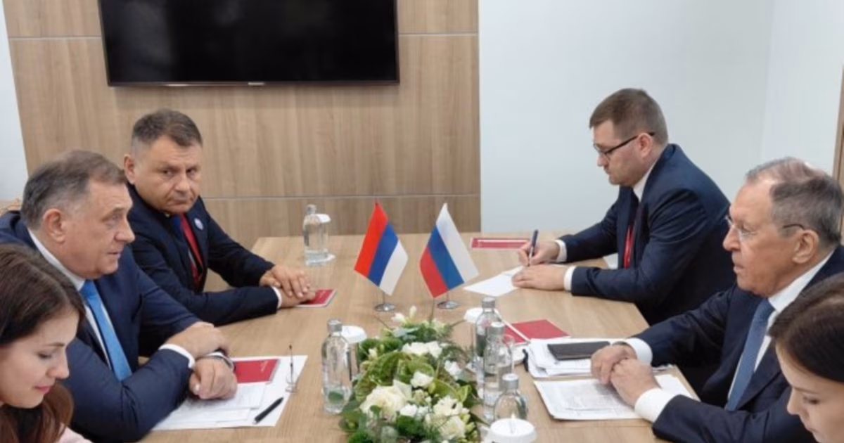 Milorad Dodik potvrdio nastavak saradnje Republike Srpske i Rusije nakon sastanka sa Sergejem Lavrovom u Sankt Peterburgu 5. juna