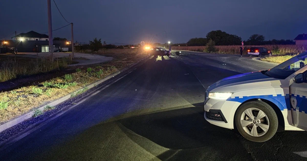Sudar motocikla i automobila zatvorio obilaznicu oko Bijeljine 30. avgusta