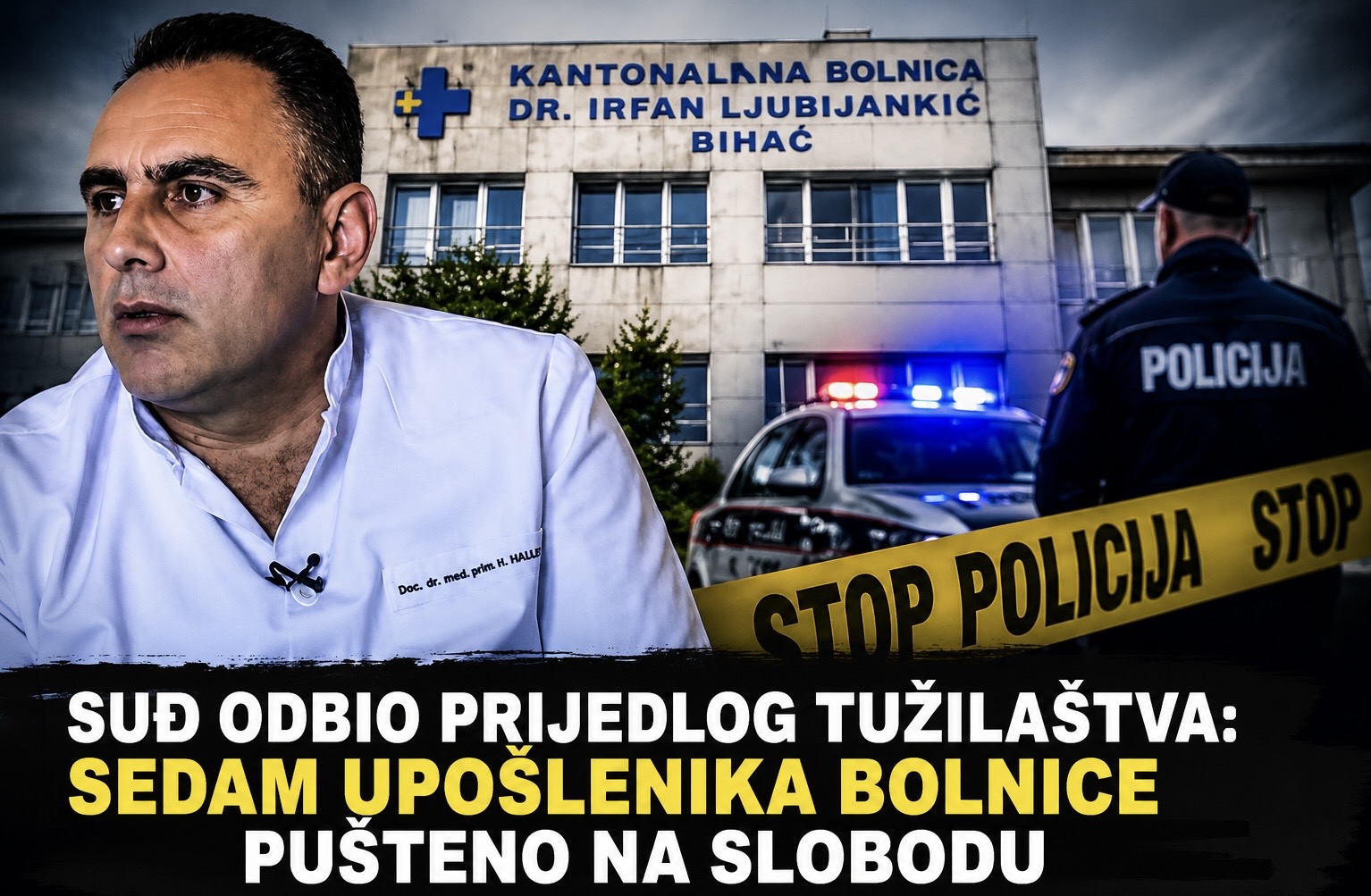 Kantonalni sud u Bihaću odbio mjere zabrane za sedam uposlenika bolnice u vezi sa smrću Adema Ju&scaron;ića