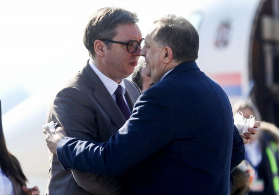 DODIK UZBUĐEN ZBOG PONOVNOG SUSRETA S VUČIĆEM: "Zadovoljstvo je &scaron;to će velikom uspjehu RS-a u Trebinju prisustvovati i predsjednik Srbije"