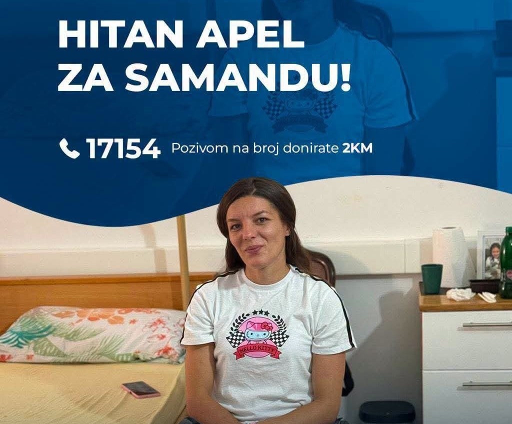 Pokrenut humanitarni apel za liječenje Samande Toromanović u Turskoj, potrebna suma 70.000 KM