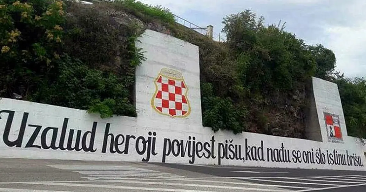 HDZ-ov direktor naredio uklanjanje grafita "Herceg-Bosni": "I 'Herceg-Bosnu' je uklonio HDZ"