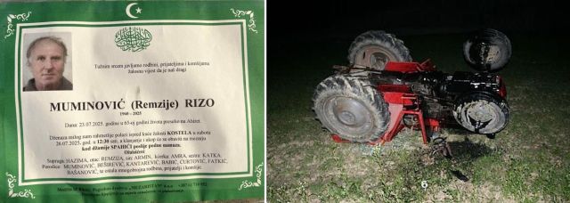Bihać: Sutra dženaza mu&scaron;karcu koji je poginuo u nesreći s traktorom