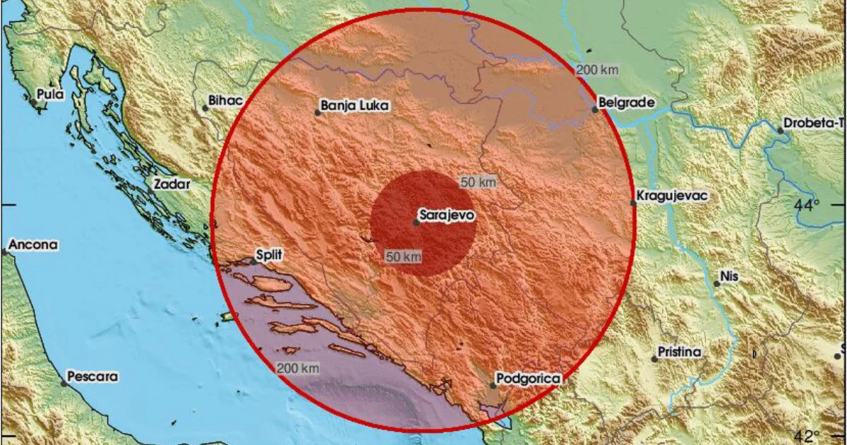 Zemljotres kod Sarajeva, na istom mjestu registrovan je i u četvrtak