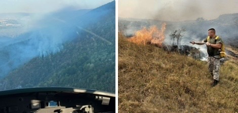 U Cazinu gori, helikopter OS BiH učestvuje u ga&scaron;enju, Vlada USK pokreće istragu o podmetanju požara