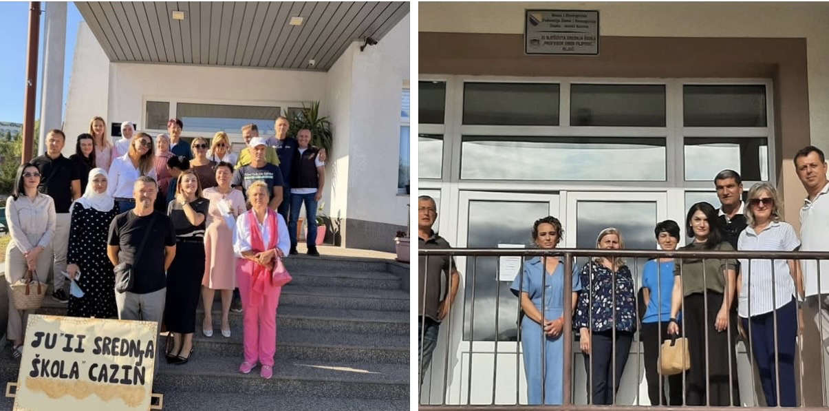 U srednjim &scaron;kolama Unsko-sanskog kantona započela nova &scaron;kolska godina jednosatnim &scaron;trajkom upozorenja zbog neusvajanja Pedago&scaron;kih standarda