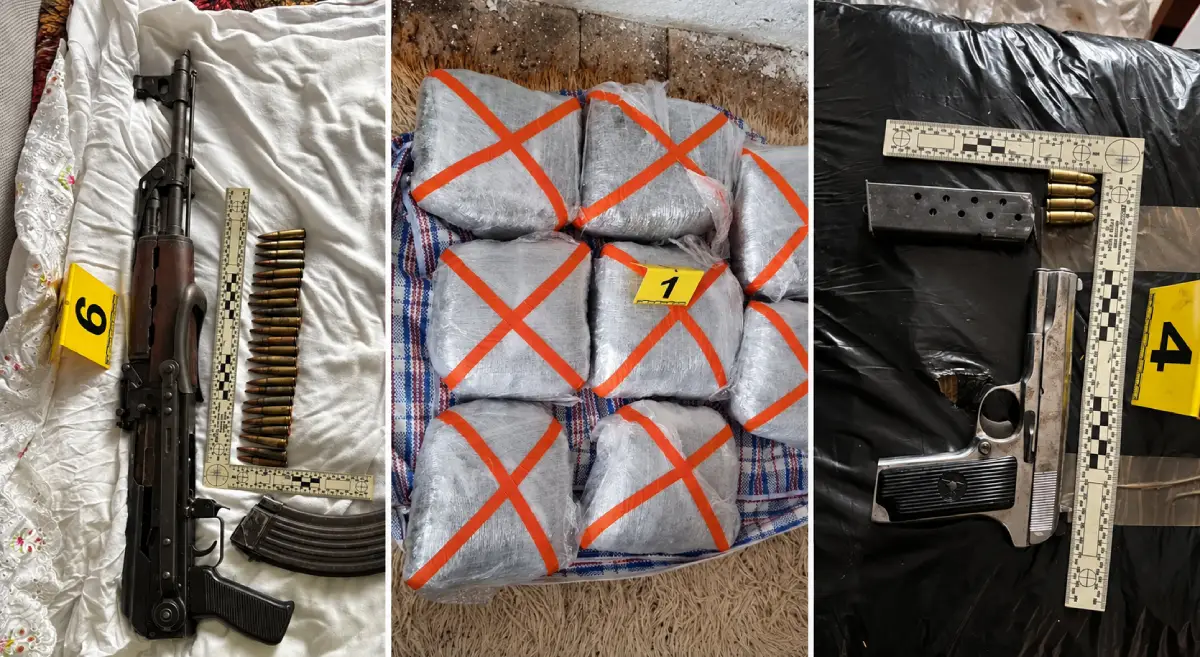 Velika akcija policije: Pronađeno oružje, municija i više od 25 kilograma droge