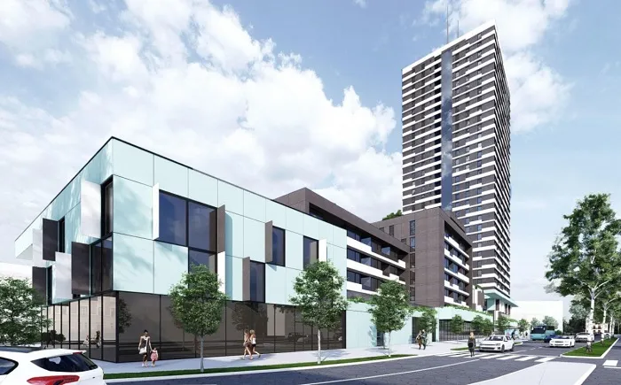 Render velikog projekta na Trgu rudara u Zenici
