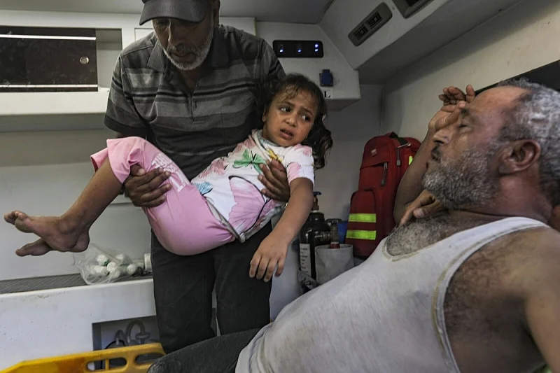 Protest palestinskih pacijenata u Gazi za omogućavanje izlaska radi medicinskog tretmana