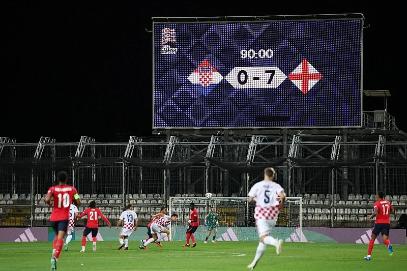 Engleska pobijedila Hrvatsku 7:0 na Rujevici, najteži poraz u historiji reprezentacije