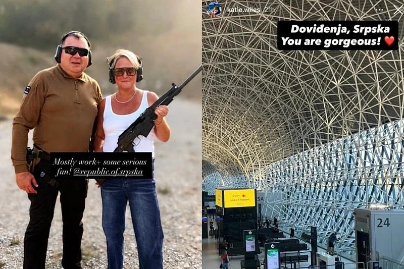 Evi Kokalari objavila fotografije Katie Wiles u RS-u (august 2026) i navodi njeno lobiranje za Milorada Dodika