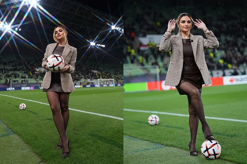 Dominika Krausz, mađarska influenserka i voditeljica, na Instagramu: "to je bila još jedna evropska noć za pamćenje