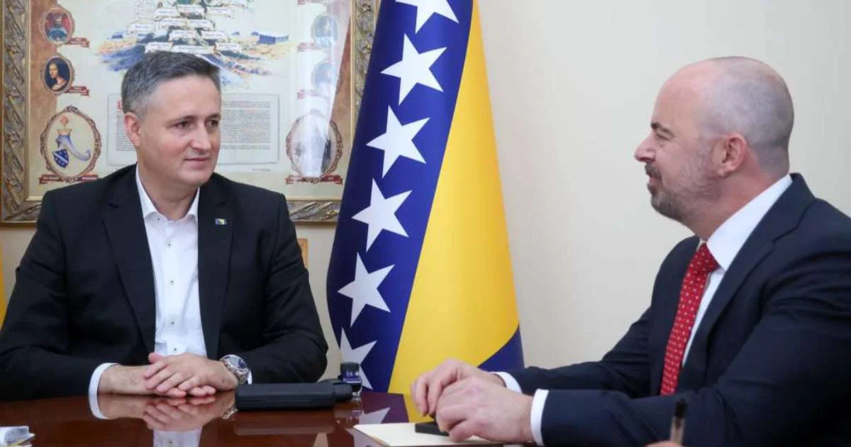 Bećirović i Ginkel razgovarali o jačanju ekonomske saradnje i NATO članstvu BiH