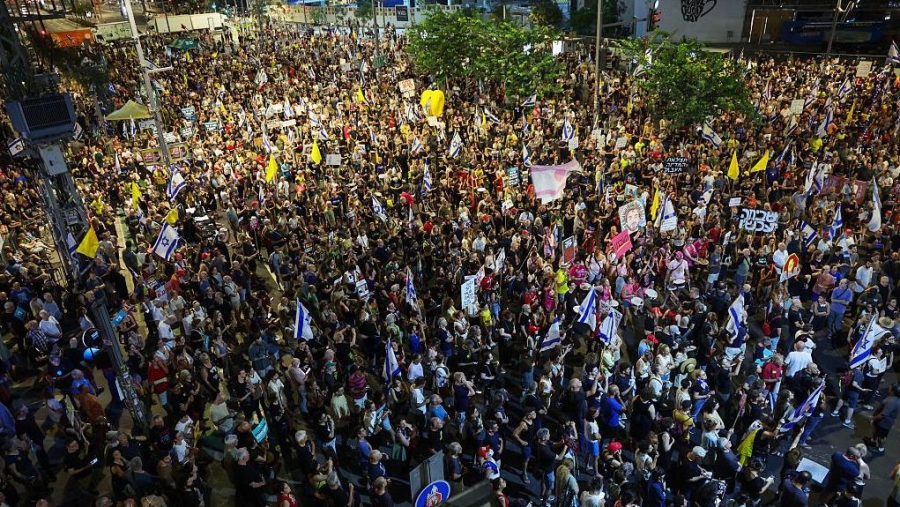 MASOVNI PROTESTI U TEL AVIVU: Pozivaju na hitan prekid rata u Gazi i oslobađanje talaca (VIDEO)