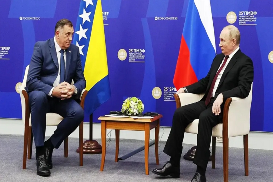 Toby Vogel analizira veze između Vladimira Putina i Milorada Dodika kao antizapadnih aktera