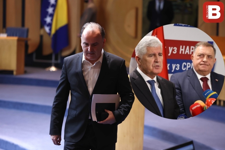 ĐONLAGIĆ UPOZORAVA NAKON SUSRETA ČOVIĆA I DODIKA: "Sve poluge vlasti u BiH držat će HDZ i SNSD, a &scaron;ta su jo&scaron; dogovorili..."
