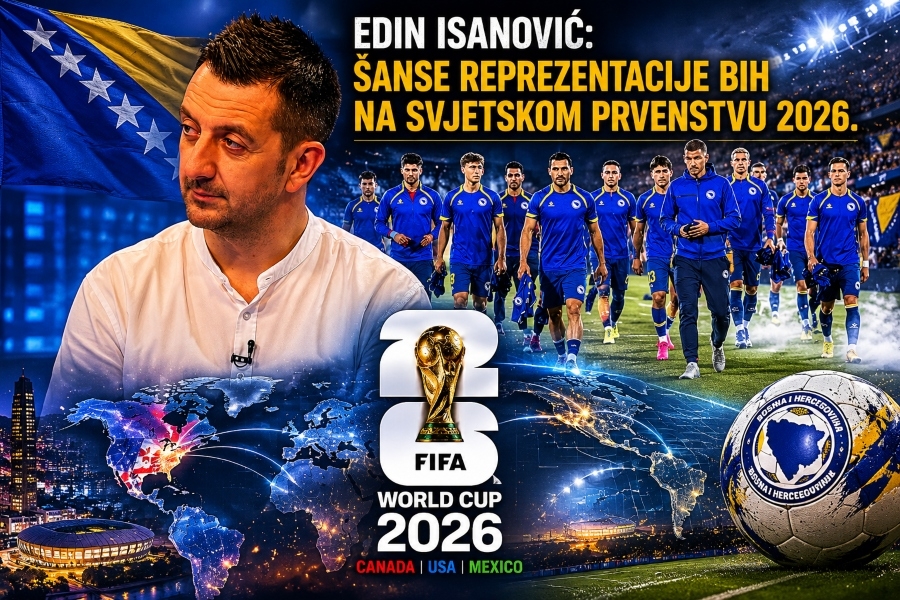 EDIN ISANOVIĆ OČEKUJE POBJEDU I NAGLA&Scaron;AVA PROMJENE U MENTALITETU REPREZENTACIJE PRED MUNDIJAL