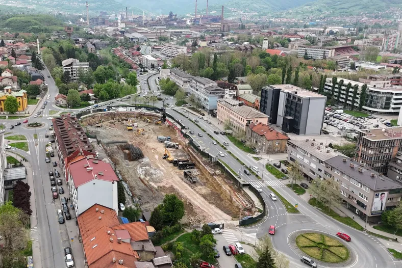 Lokacija budućeg tornja od 100 metara u Zenici