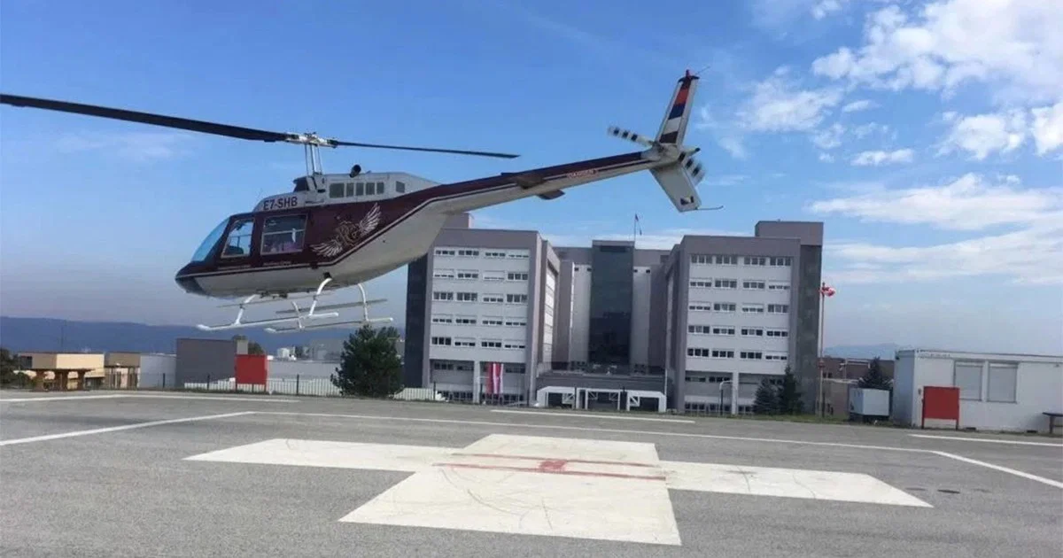 Dvadesetdvogodi&scaron;nja djevojka s povredom kičme hitno helikopterom prebačena iz Banjaluke u Beograd