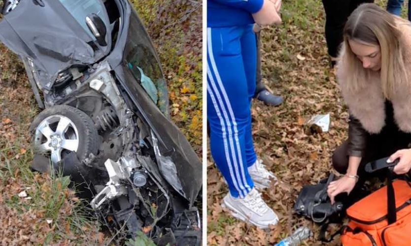 Doktorica Doma zdravlja Cazin Džana Toromanović pomogla povrijeđenoj osobi nakon nesreće u Ljusini