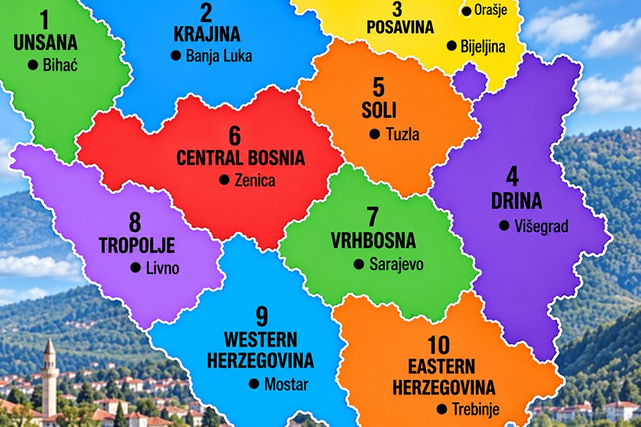 G&uuml;nther Fehlinger predlaže ustavne reforme za Bosnu i Hercegovinu s 10 federalnih država i novim vladinim strukturama