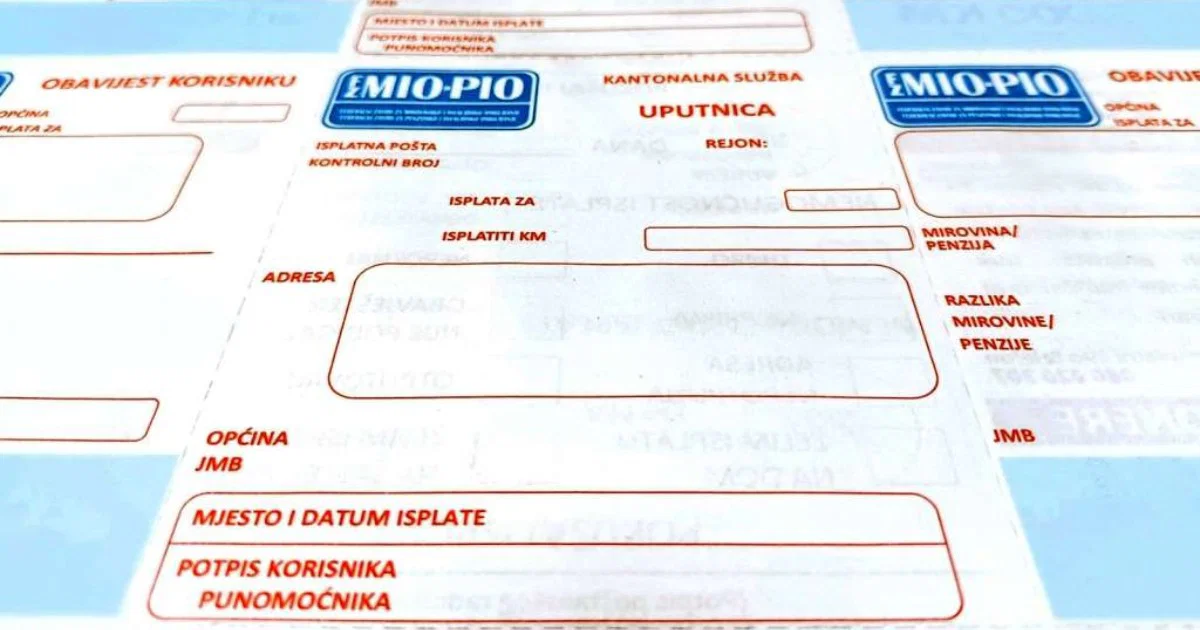 Korisnici porodične penzije obavezni dostaviti &scaron;kolsku potvrdu do oktobra 2026. godine, navodi Federalni zavod