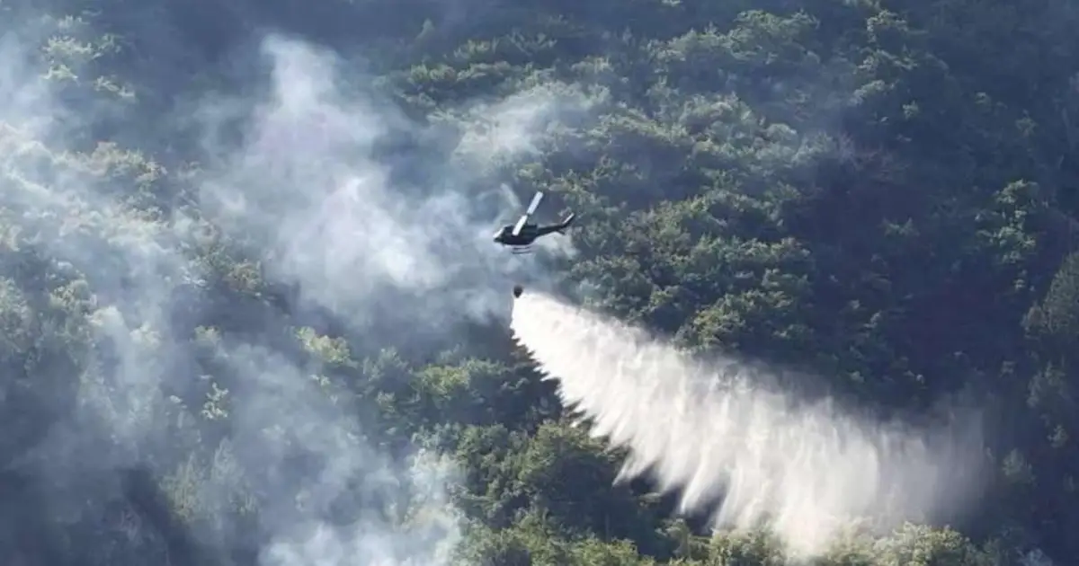 Oružane snage BiH angažovale dva helikoptera za ga&scaron;enje požara u Konjicu 13. augusta 2026