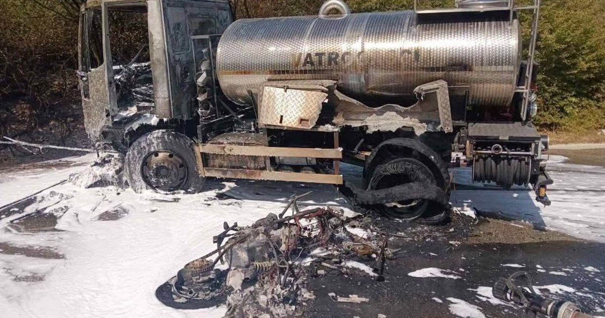 Saobraćajna nesreća u Gorancima: Motociklista te&scaron;ko povrijeđen u sudaru s vatrogasnim vozilom