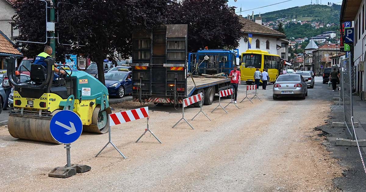 Tokom radova na ulici Safvet-beg Bašagića u Sarajevu otkrivene ljudske kosti