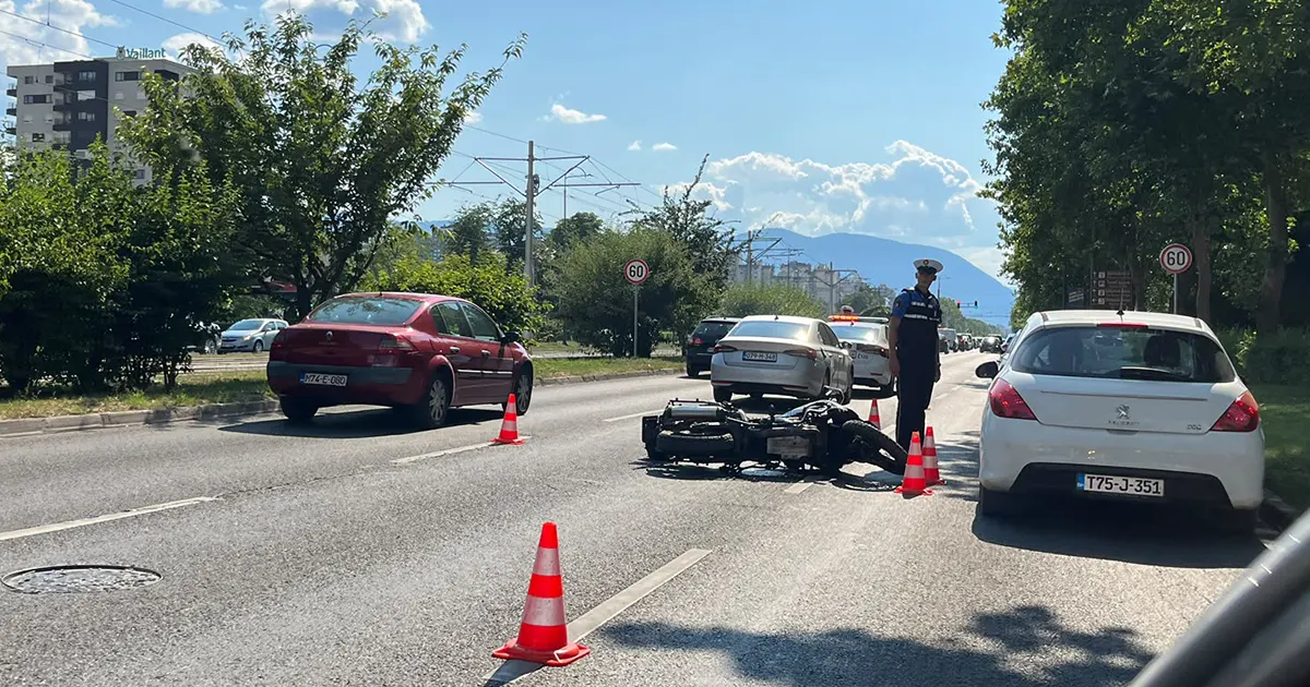 U nesreći povrijeđen motociklista