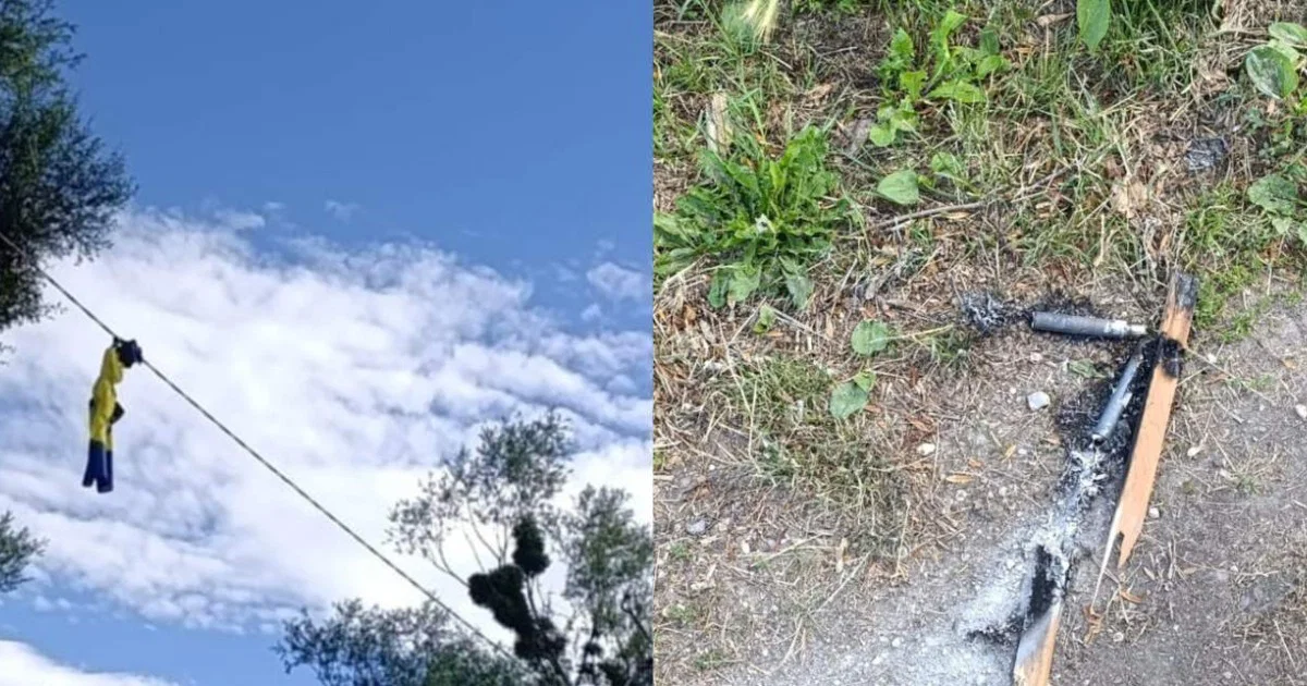 U Golinjevu kod Livna uni&scaron;tene i zapaljene 13 zastava BiH i RBiH tokom noći