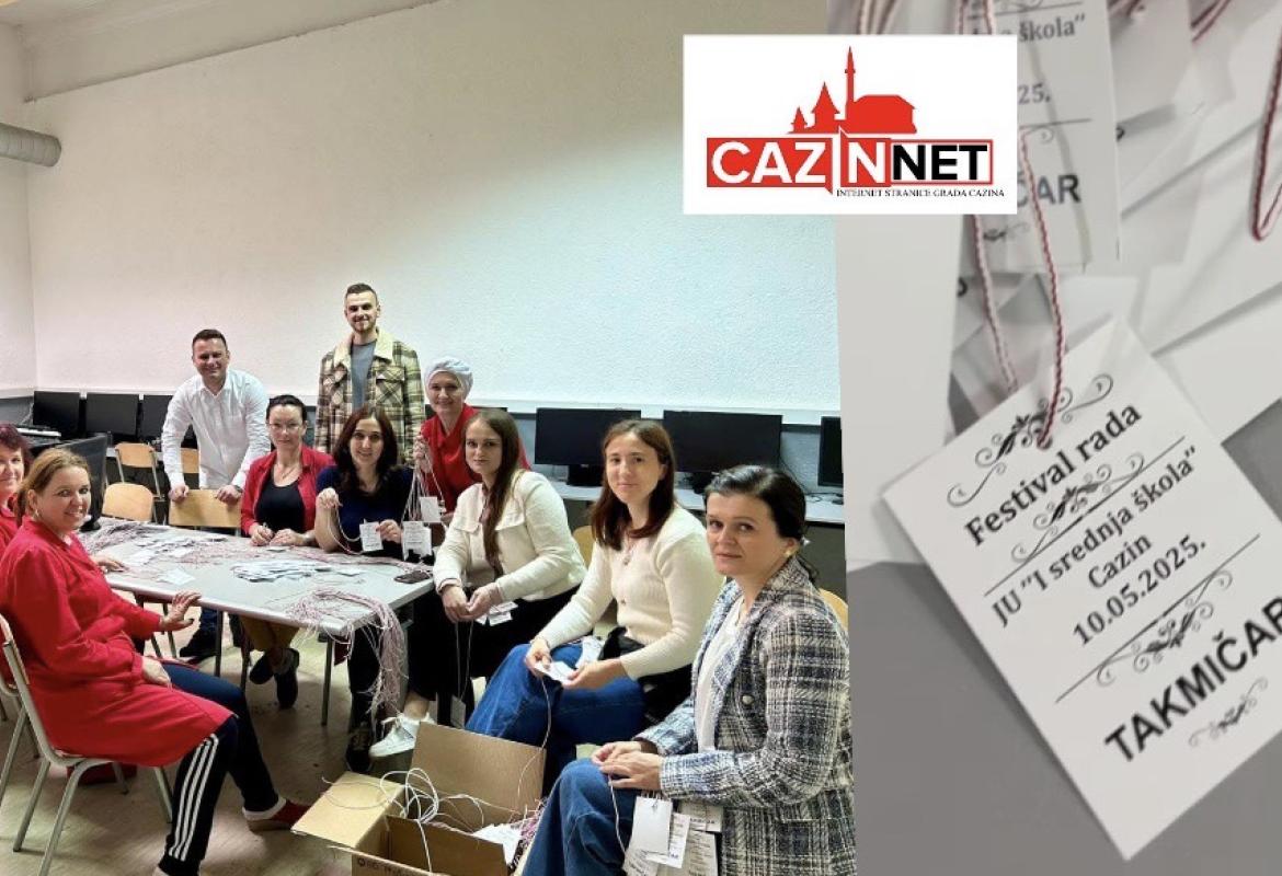 Sve je spremno: I srednja škola Cazin domaćin Festivala rada Sve je spremno: I srednja škola Cazin domaćin Festivala rada