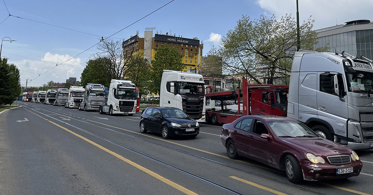 Prevoznici iz BiH: Ako ne bude rješenja, sve će biti u blokadi Prevoznici iz BiH: Ako ne bude rješenja, sve će biti u blokadi