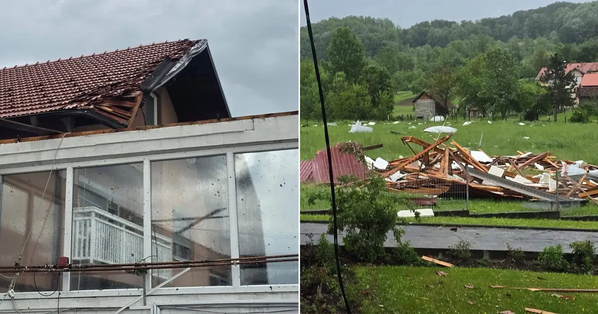 Nevrijeme u BiH: Olujni vjetar nosio krovove s kuća, meteorolozi najavljuju obilne padavine (FOTO) Nevrijeme u BiH: Olujni vjetar nosio krovove s kuća, meteorolozi najavljuju obilne padavine (FOTO)
