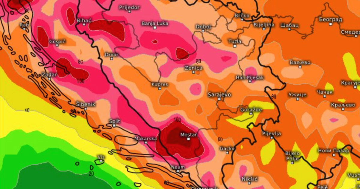 Meteorolozi objavili kakvo nas vrijeme čeka do kraja maja, nisu baš za muštuluka Meteorolozi objavili kakvo nas vrijeme čeka do kraja maja, nisu baš za muštuluka