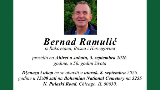 S tugom obavje&scaron;tavamo: Na Ahiret preselio Bernad Ramulić
