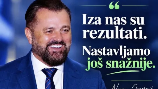 Nermin Ogre&scaron;ević, gradonačelnik Cazina i predsjednik NES-a, vodi sa 7.541 ličnim glasom u Unsko-sanskom kantonu