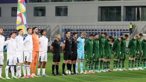 Irski reprezentativci pognuli glave tokom himne Izraela u Bačkoj Topoli, autor izvje&scaron;taja navodi da time osuđuju genocid u Gazi
