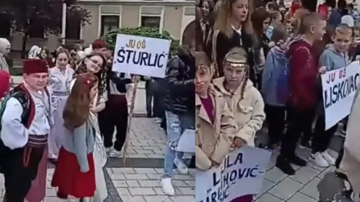 Cazin u znaku smotre učenika: Saobraćaj u centru blokiran Cazin u znaku smotre učenika: Saobraćaj u centru blokiran