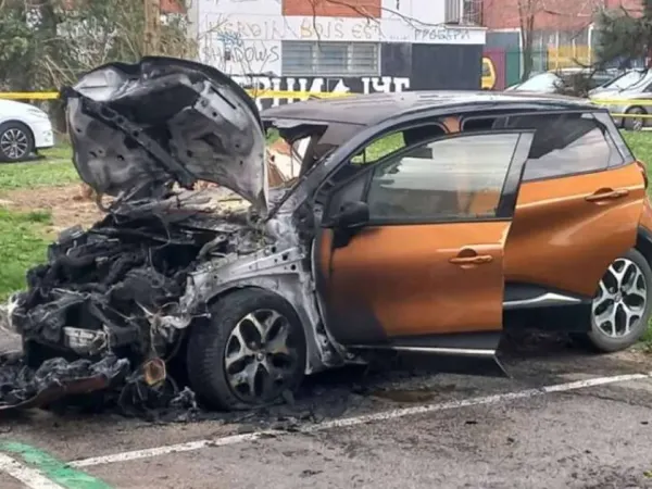 Automobil koji je zapaljen pripadao supruzi zamjenika gradonačelnika