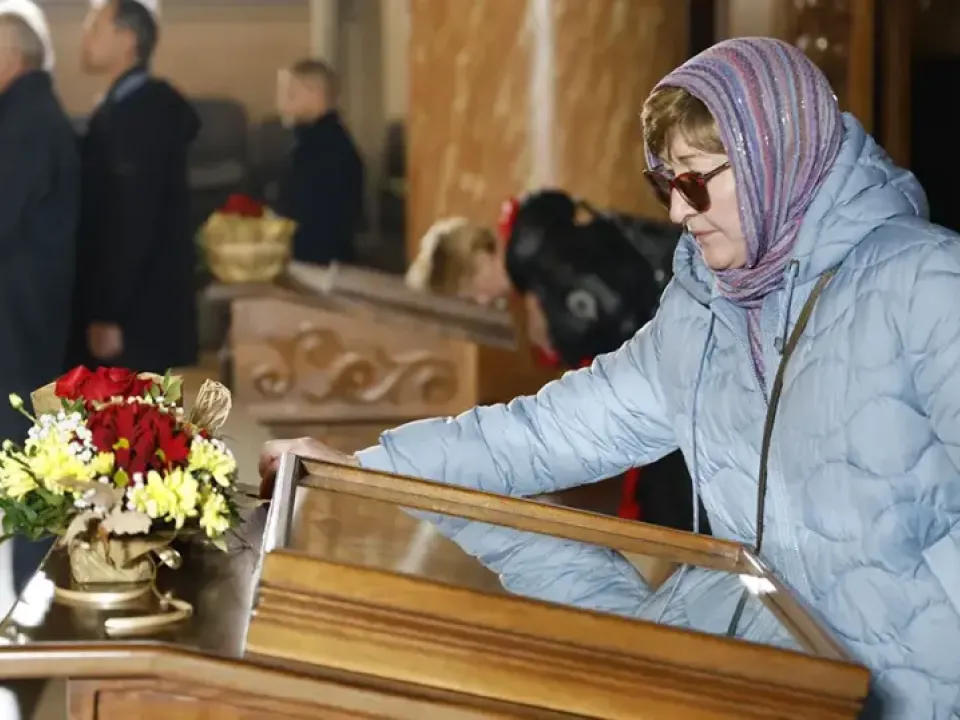 Služena božićna liturgija u Sabornoj crkvi u Sarajevu