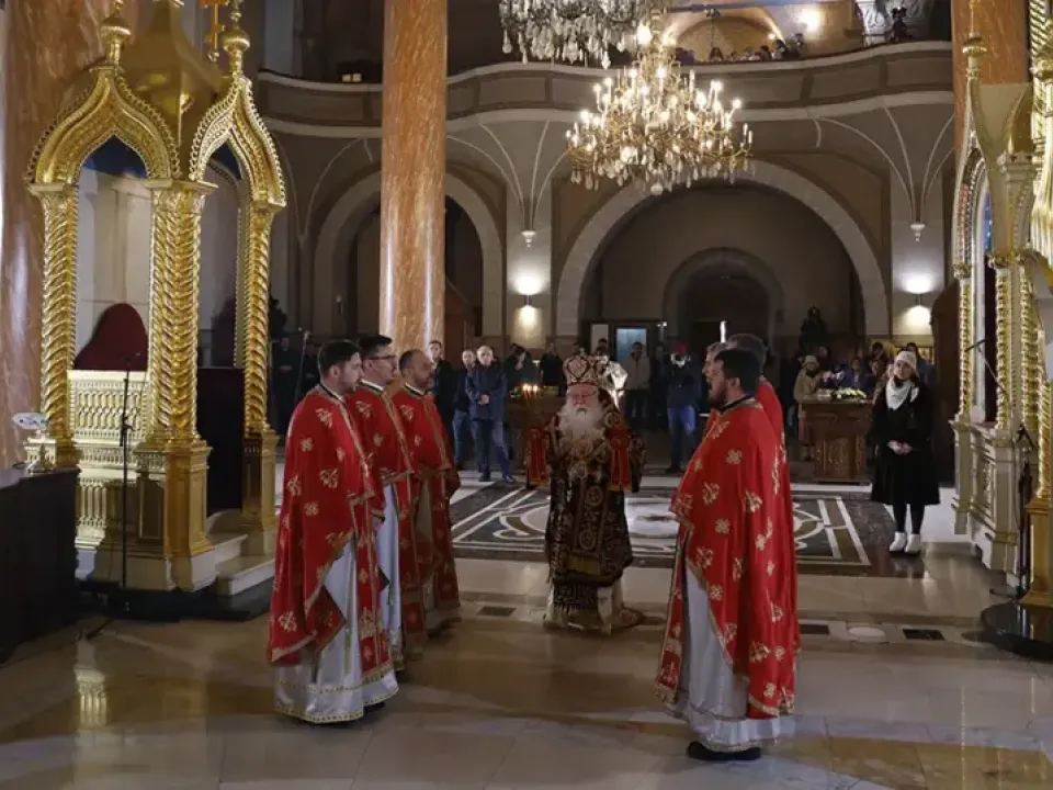 Služena božićna liturgija u Sabornoj crkvi u Sarajevu