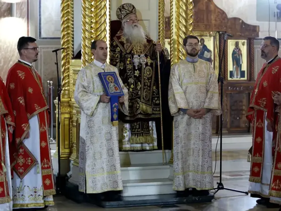Služena božićna liturgija u Sabornoj crkvi u Sarajevu