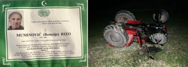 Bihać: Sutra dženaza muškarcu koji je poginuo u nesreći s traktorom