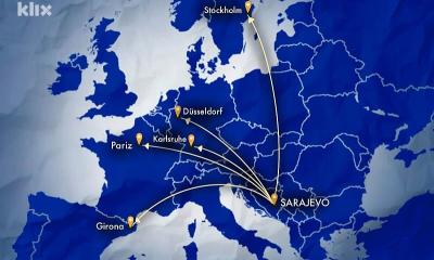 Kompanija Ryanair je održala konferenciju za medije na kojoj je predstavila nove destinacije iz Sarajeva, a koje bi trebale biti aktivne od aprila ove godine. Riječ je o pet novih ljetnih linija za Gironu, Pariz, Diseldorf, Karlsruhe/Baden i Stockholm.