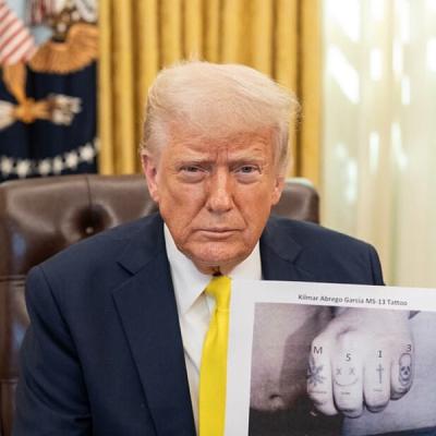 Trump objavio fotografiju šake za koju tvrdi da pripada deportovanom Garciji: "Divna i nevina osoba" Trump objavio fotografiju šake za koju tvrdi da pripada deportovanom Garciji: "Divna i nevina osoba"